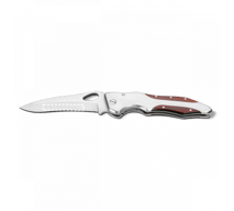 Stainless steel and wood LAWRENCE knife
